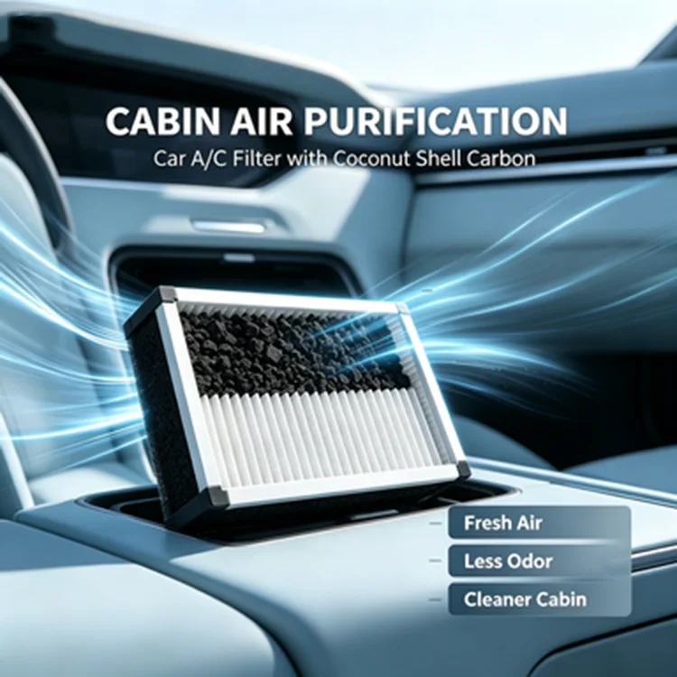 Car Air Filter Activated Carbon Layer